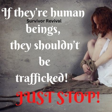 Caroline's Story of Human trafficking - girl bound with rope